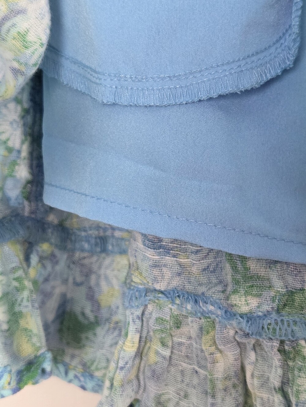 American Eagle Outfitters Blue Green Floral Short Skort/Skirt Size XL - Picture 7 of 14
